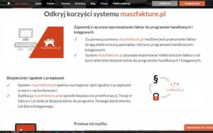 Responsywna strona internetowa dla maszfakture.pl